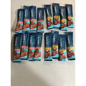 Liquid I.V. Hydration Multiplier Electrolyte Drink Mix 16ct Strawberry/Cherry